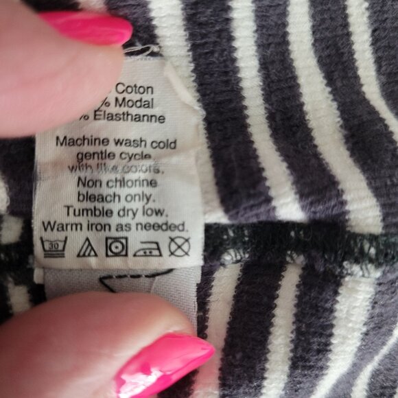 Madewell Striped Racerback Tank Top Womens Size S - Picture 5 of 6